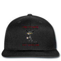 Touch My Coffee I Will Slap You So Hard Funny Cat Lover Gift Sweat Printed Hat | Artistshot