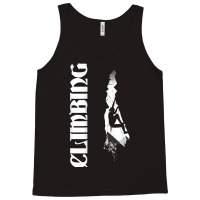 Climbing Silhouette Bouldering Mountaineering T Shirt Tank Top | Artistshot