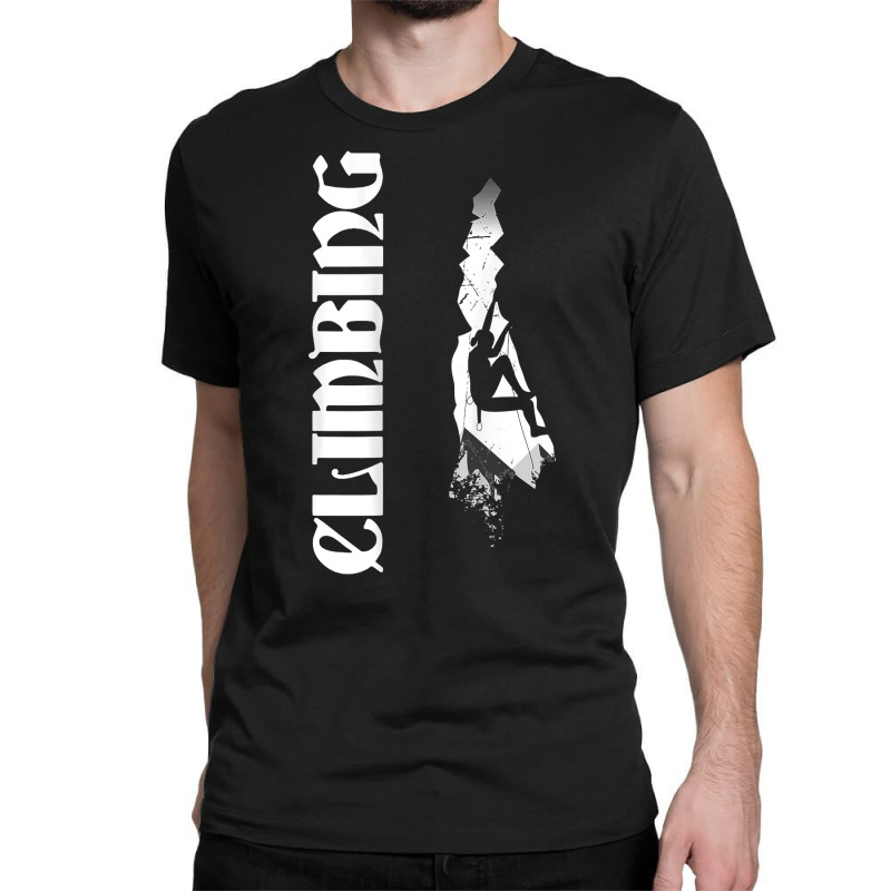 Climbing Silhouette Bouldering Mountaineering T Shirt Classic T-shirt | Artistshot