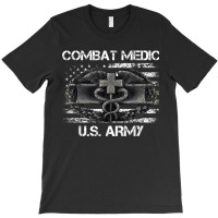 Vintage Army Combat Medic Veteran Gift For Us Army Veteran T-shirt | Artistshot