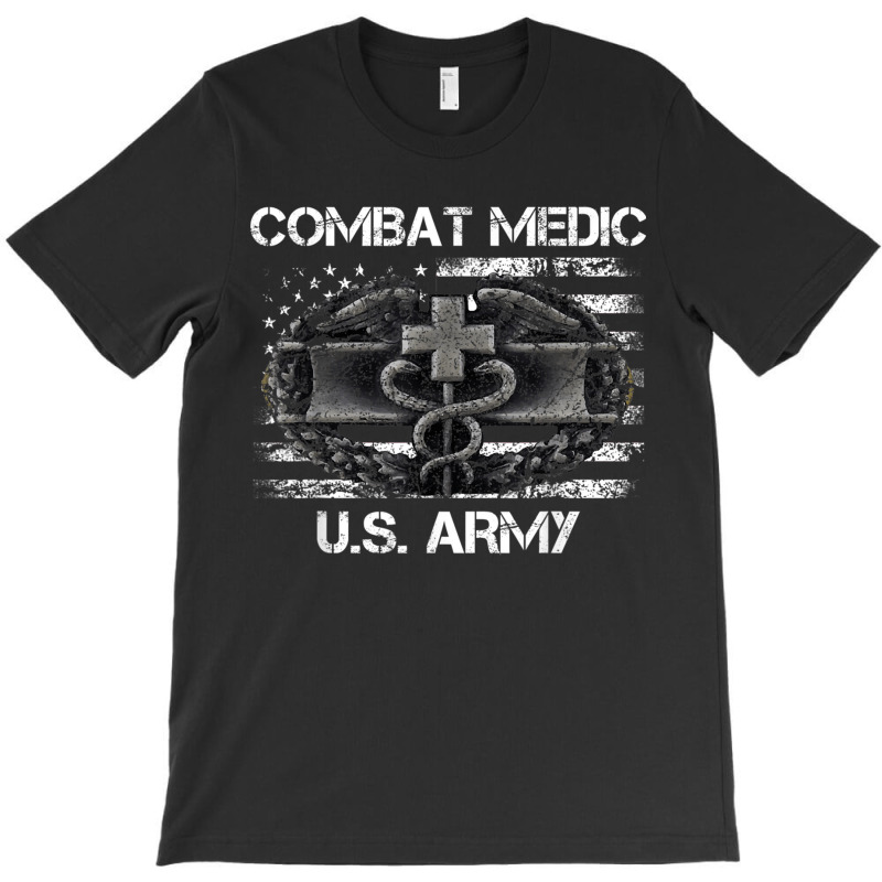 Vintage Army Combat Medic Veteran Gift For Us Army Veteran T-Shirt by FionaMciver | Artistshot