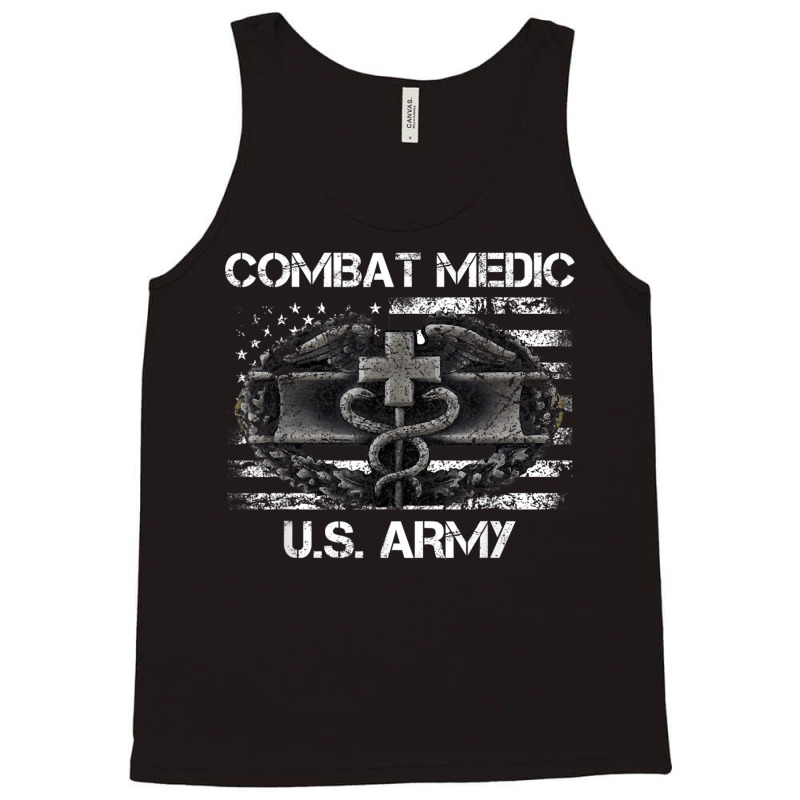 Vintage Army Combat Medic Veteran Gift For Us Army Veteran Tank Top by FionaMciver | Artistshot