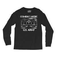 Vintage Army Combat Medic Veteran Gift For Us Army Veteran Long Sleeve Shirts | Artistshot