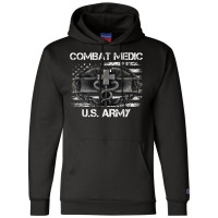 Vintage Army Combat Medic Veteran Gift For Us Army Veteran Champion Hoodie | Artistshot