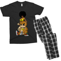 Hip Hop Teddy Bear Gangster Rap Hustle Hard Get Money Tee Men's T-shirt Pajama Set | Artistshot