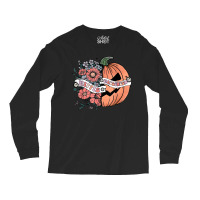 Hippie Halloween Ghost 60s 70s Costume Groovy Spooky Season Long Sleeve Shirts | Artistshot