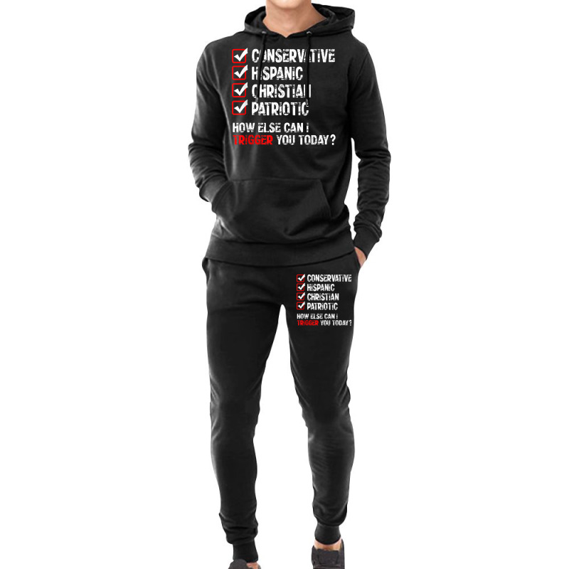 Hispanic Conservative Trigger Hoodie & Jogger Set | Artistshot