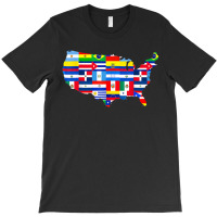 Hispanic Heritage Month American Latino Flags Hispanic T-shirt | Artistshot