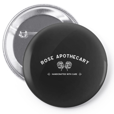 Rose Apothecary   White Pin-back Button Designed By Kevin Design