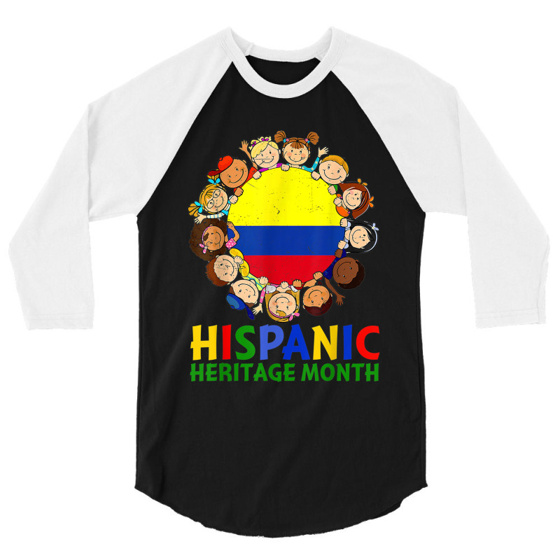 Hispanic Heritage Month Colombia Kids Boys Girls 3/4 Sleeve Shirt | Artistshot