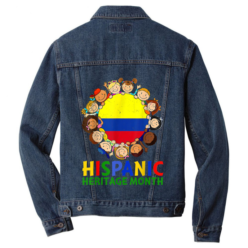 Hispanic Heritage Month Colombia Kids Boys Girls Men Denim Jacket | Artistshot