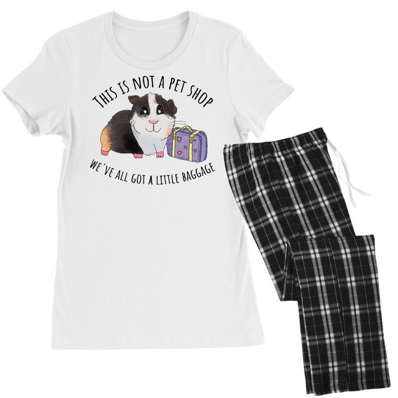 Animal Shelter Rescue T  Shirt Guinea Pig Adoption T  Shirt Women's Pajamas Set by pumpkinslanguid | Artistshot