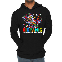 Hispanic Heritage Month Dinosaur Kid Boy Girl Toddler Latino Lightweight Hoodie | Artistshot