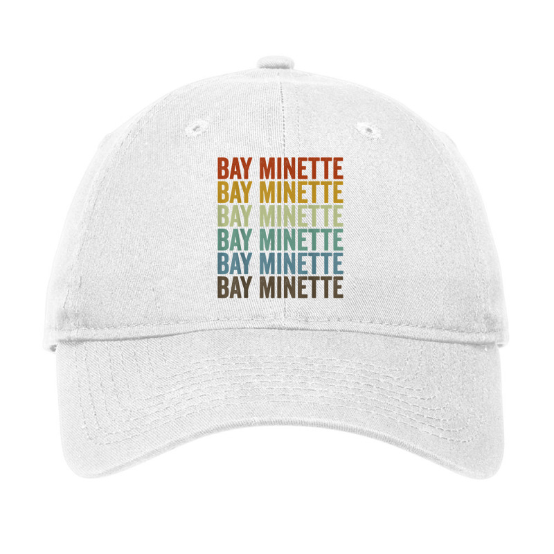 Bay Minette City Retro T Shirt Adjustable Cap by tzecluco | Artistshot