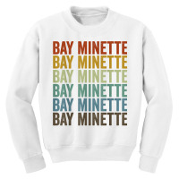 Bay Minette City Retro T Shirt Youth Sweatshirt | Artistshot