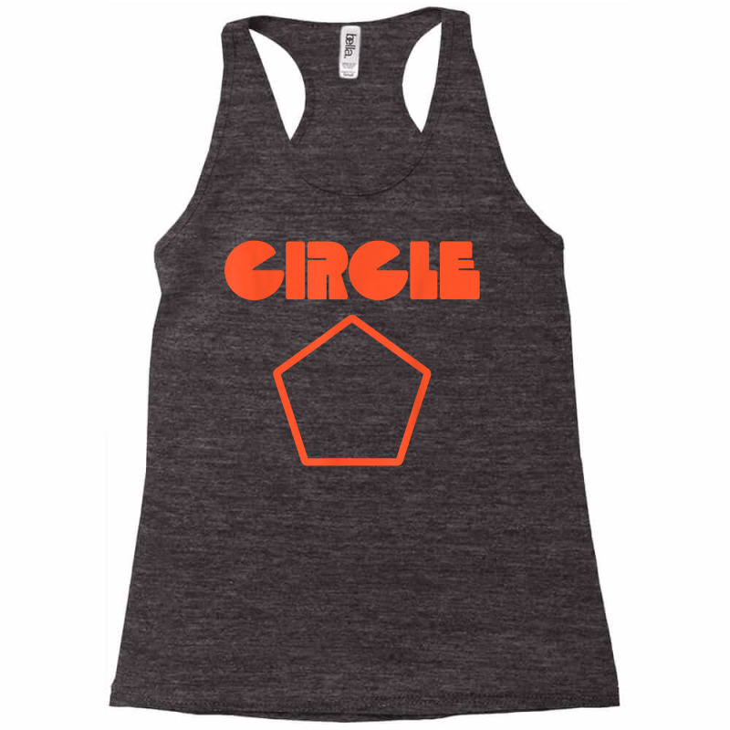 Circle Funny Math Sarcasm Pentagon T Shirt Racerback Tank by halexvvchukle | Artistshot