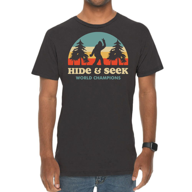 Hide And Seek World Champions Vintage T-Shirt by wilddres | Artistshot