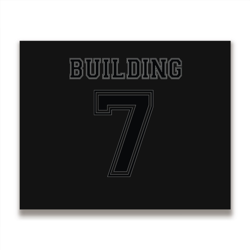 Building 7 Controlled Demolition Metal Print Horizontal | Artistshot