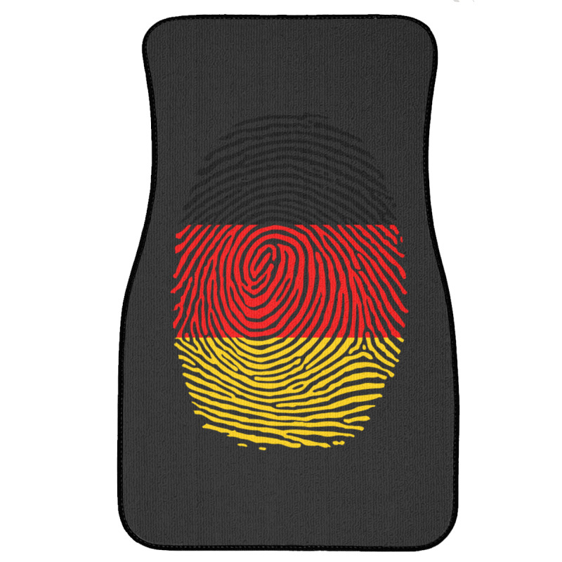 German Fingerprint Germany Flag Deutsche Dna Cute Patriotic Front Car Mat by TresaHollen | Artistshot