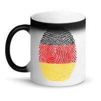 German Fingerprint Germany Flag Deutsche Dna Cute Patriotic Magic Mug | Artistshot