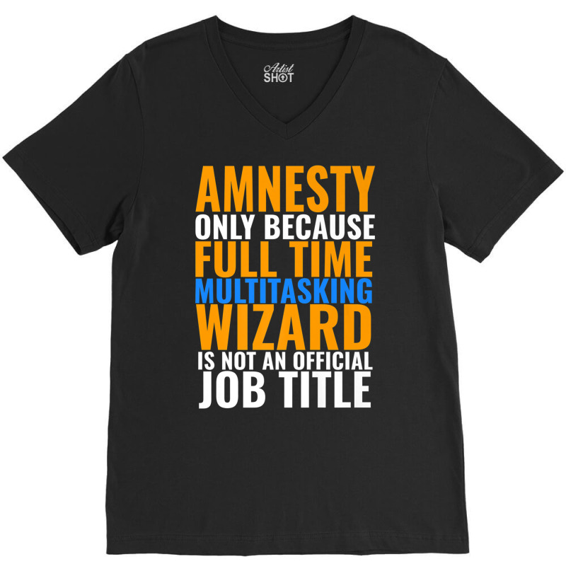 Amnesty Swagazon Associate Amnesty Not An Official Job Title Premium T V-Neck Tee by nyce | Artistshot