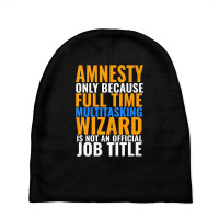 Amnesty Swagazon Associate Amnesty Not An Official Job Title Premium T Baby Beanies | Artistshot