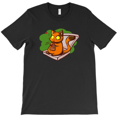 Pizza Cat  New T-shirt Designed By Baron Maulidi