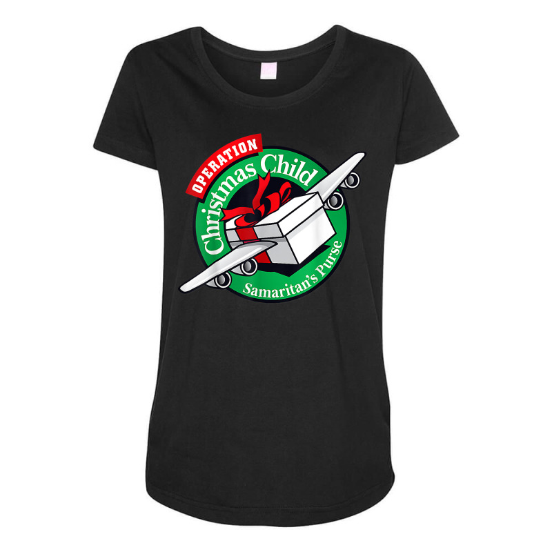 Samaritan's Purse Operation Christmas Child Funny T Shirt Maternity Scoop Neck T-shirt by haitequila | Artistshot