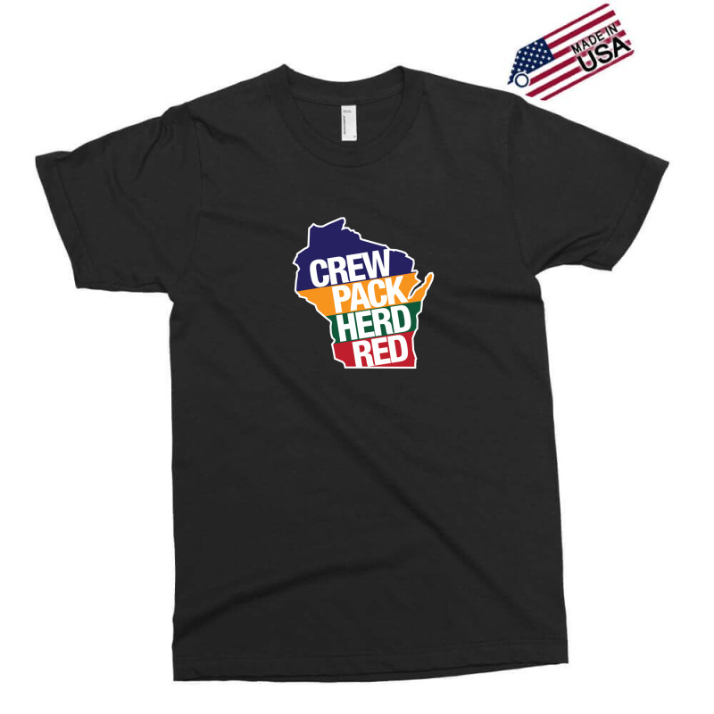 Crew Pack Herd Red Wisconsin Exclusive T-shirt | Artistshot