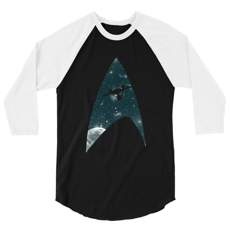 Space The Final Frontier 3/4 Sleeve Shirt by AnhTran | Artistshot