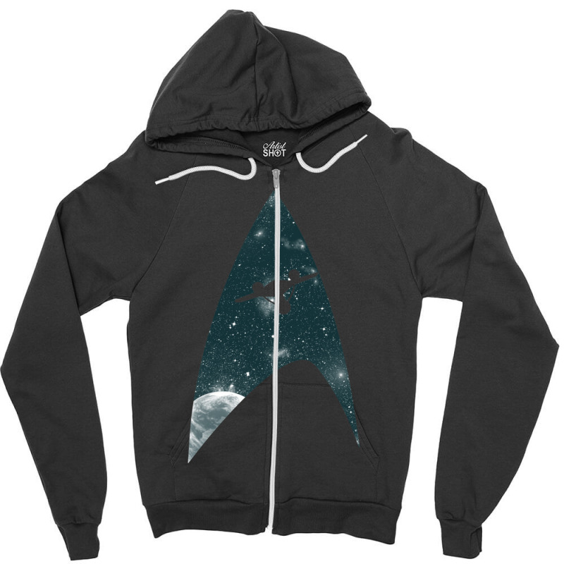 Space The Final Frontier Zipper Hoodie by AnhTran | Artistshot