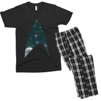 Space The Final Frontier Men's T-shirt Pajama Set | Artistshot