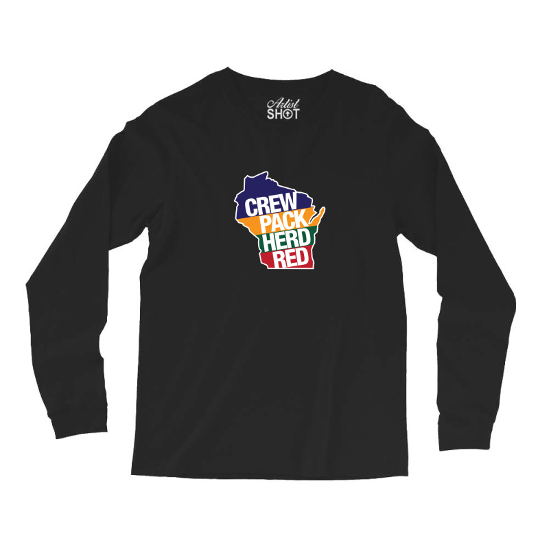 Crew Pack Herd Red Wisconsin Long Sleeve Shirts | Artistshot