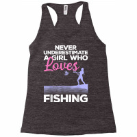 Cool Fishing For Women Girls Fisherman Fish Lure Saltwater T Shirt Racerback Tank | Artistshot