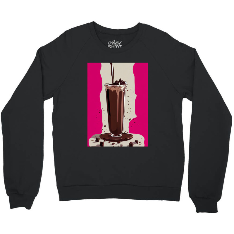 Chocolate Milkshake 1 Crewneck Sweatshirt by RommelRRaj | Artistshot