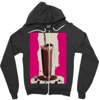 Chocolate Milkshake 1 Zipper Hoodie | Artistshot