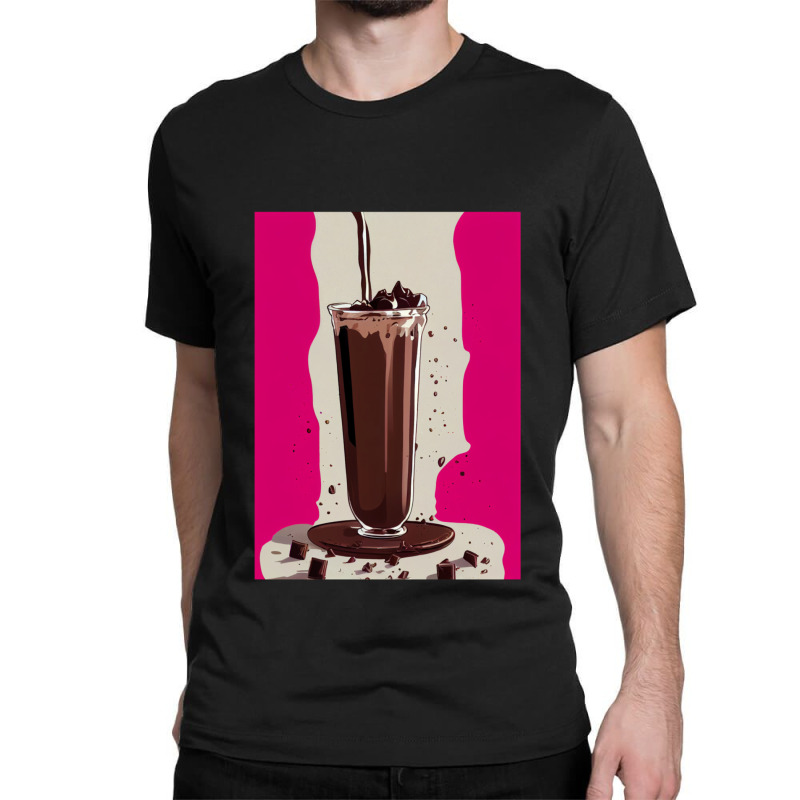 Chocolate Milkshake 1 Classic T-shirt by RommelRRaj | Artistshot