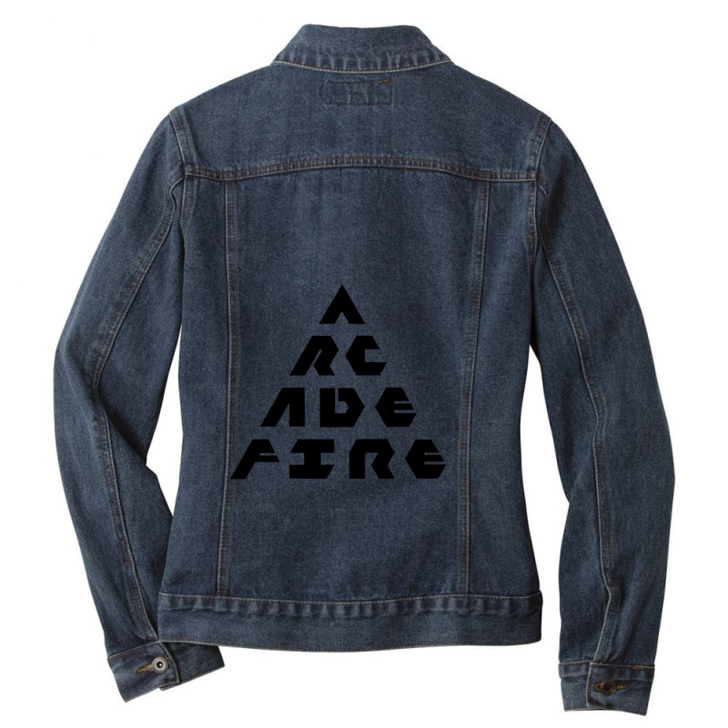 Arcade Fire Ladies Denim Jacket by JONAHANDERSON | Artistshot