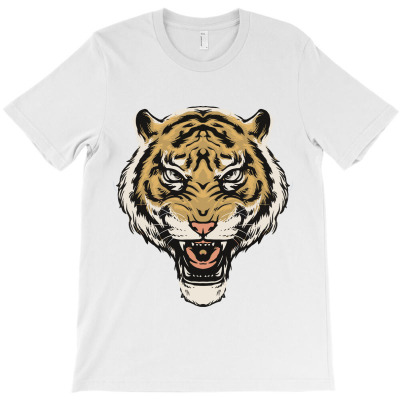 Tiger, Cat, Animals, Safari, Art, Lion, Leo T-shirt Designed By Estore