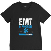 Emergency Medical Technician School Graduate Emt Student Pullover Hood V-neck Tee | Artistshot