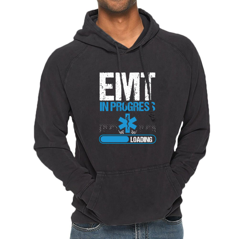 Emergency Medical Technician School Graduate Emt Student Pullover Hood Vintage Hoodie | Artistshot