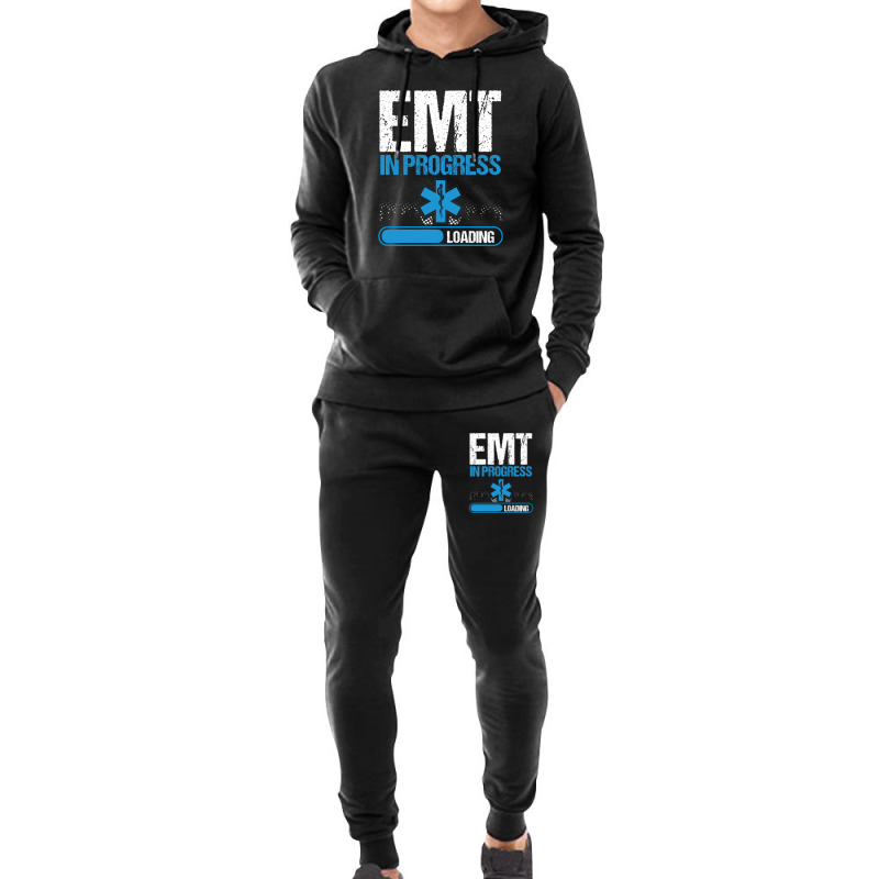 Emergency Medical Technician School Graduate Emt Student Pullover Hood Hoodie & Jogger Set | Artistshot