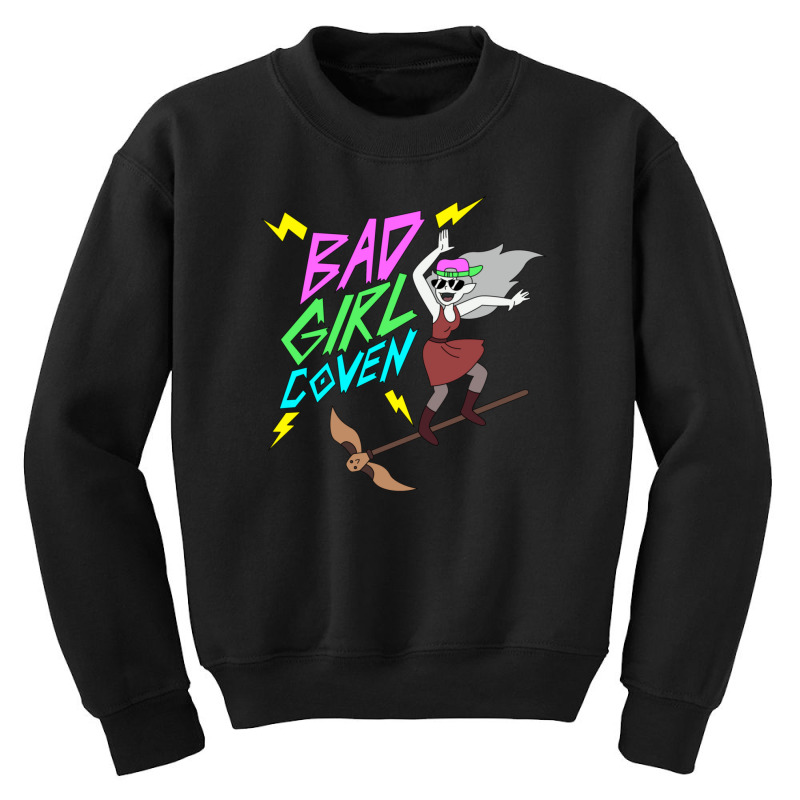 Bad Girl Coven Youth Sweatshirt by ClintEWitte | Artistshot