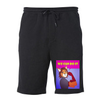 We Can Do It Funny Fleece Short | Artistshot