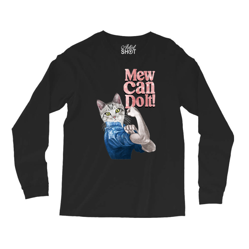 We Can Do It Mew Can Do It! Long Sleeve Shirts | Artistshot