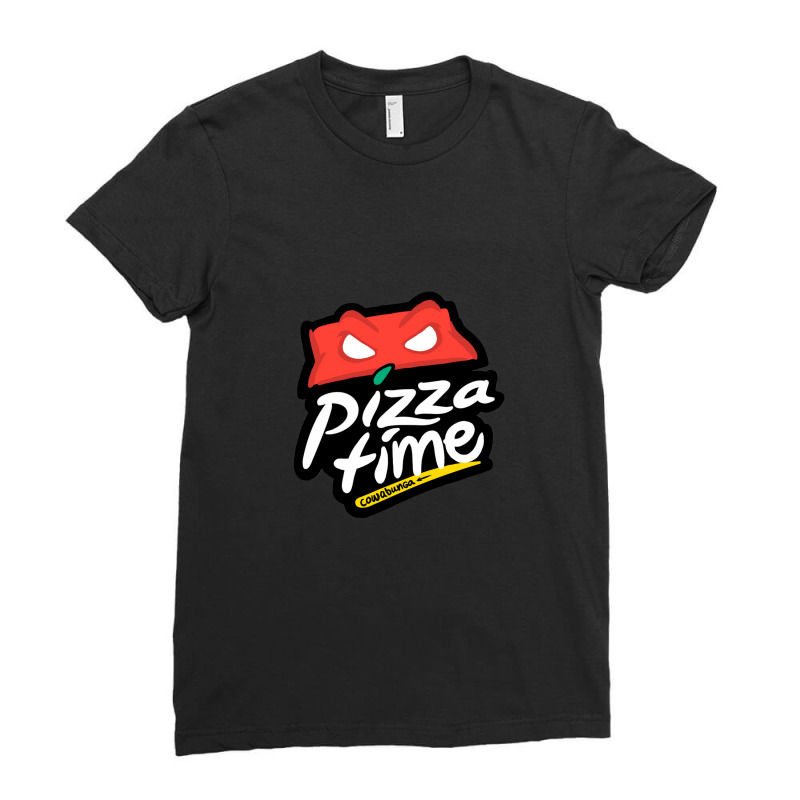 Pizza Time Ladies Fitted T-Shirt by CarlosMurillo | Artistshot