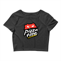 Pizza Time Crop Top | Artistshot