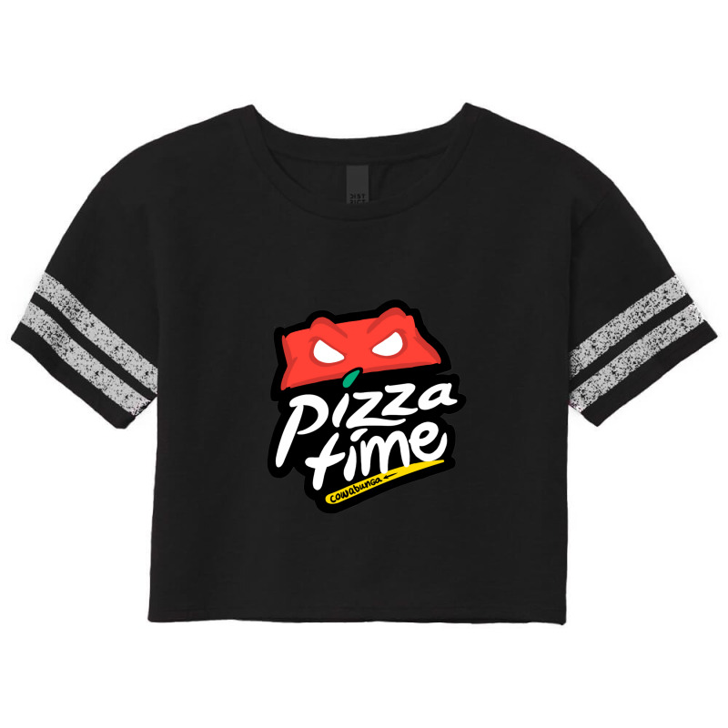 Pizza Time Scorecard Crop Tee by CarlosMurillo | Artistshot