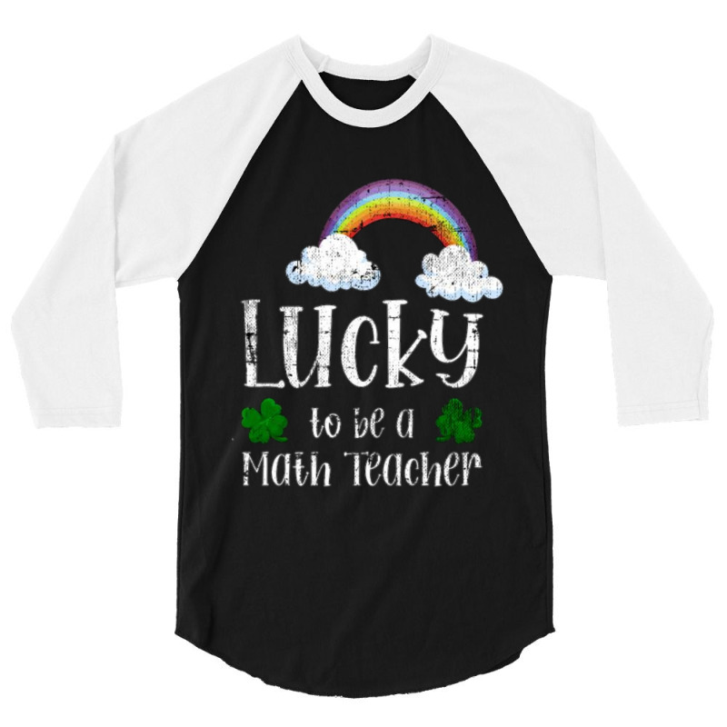 Lucky To Be A Teacher 3/4 Sleeve Shirt | Artistshot