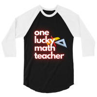 One Lucky Match Teacher  Premium 3/4 Sleeve Shirt | Artistshot